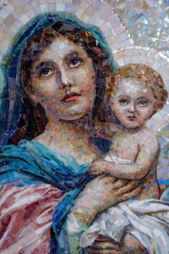 Madonna and Child by Hanza Zaki