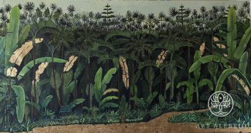 «Мечта кладоискателя». Холст 150 * 80 (см).