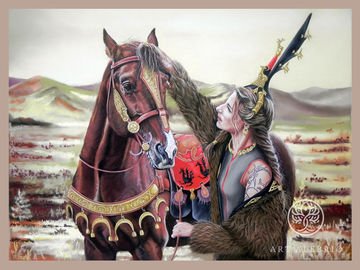Scythians. Altai princess Ukok.