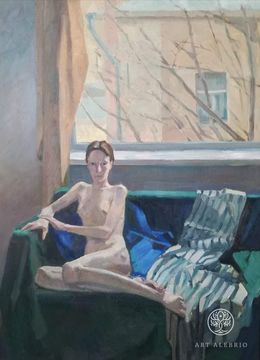 Nude by the window