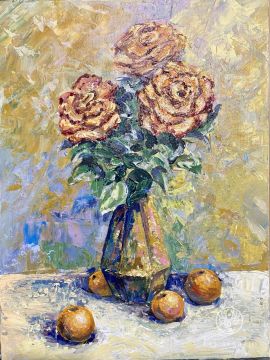 "Roses with tangerines"