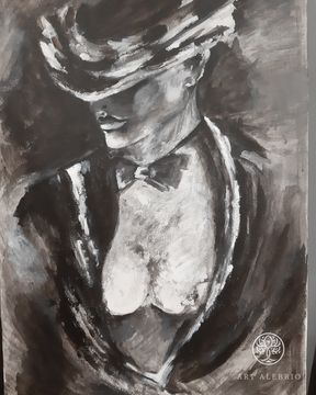 Woman in a hat.