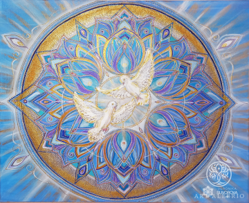 Mandala of peace, love and harmony