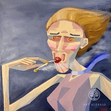 Lady with a cigar. Written from living experiences
