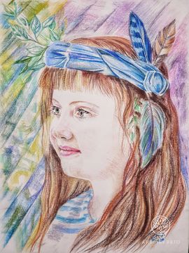 Portrait of a girl (Asya Chashkina)
