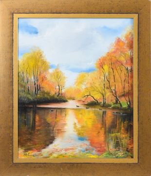 Autumn Pond (Vladimir Laskavy)