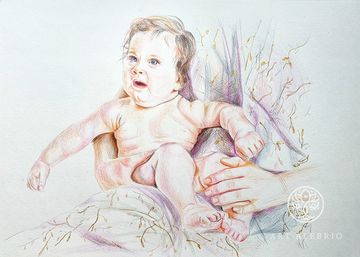 Portrait of a child (Asya Chashkina)