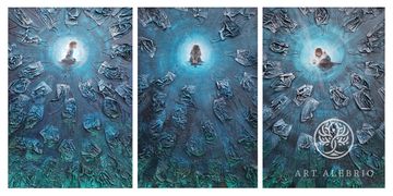 Triptych “Denial. Adoption. Finding a solution