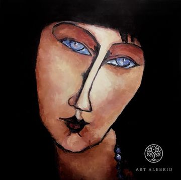 Jeanne Hebuterne based on Amedeo Modigliani (Art Roma) Roman Zlenko