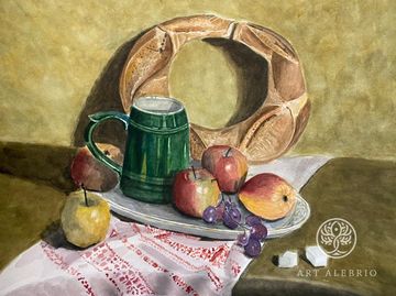 Still life with apples (Anna Evseeva)
