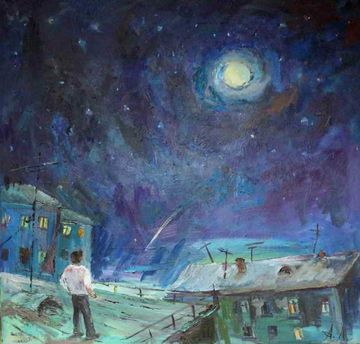 Night walk (Anatoly Lopatko)