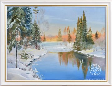 River in winter (Vladimir Laskavy)