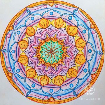 Mandala of gratitude to our planet Mother Earth