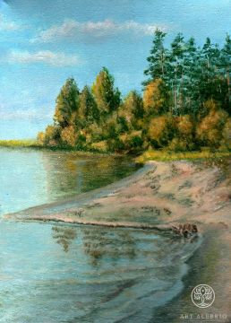 On Talmenka. August / On Talmenka River. August