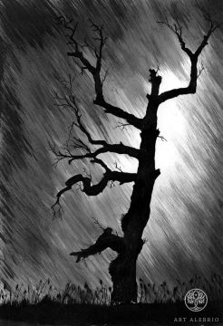 Old Tree in a Thunderstorm