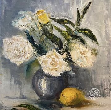 Roses with lemon