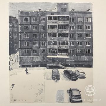 “First Snow”, the first sheet from the “Efficiency” series