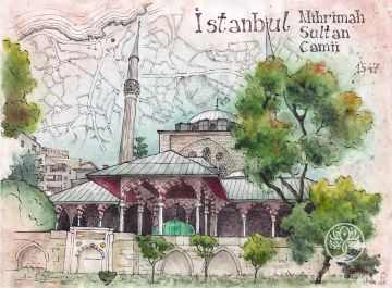 Istanbul. Mihrimah Sultan Mosque. / Mihrimah Sultan Camii