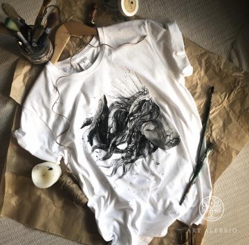 Hand painted print 