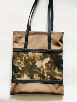 Textile bag with designer print – PHOTOGRAM – FLORISTRY
