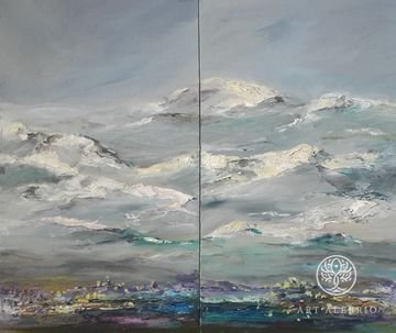 MOUNTAINS OF MY DREAMS (diptych)