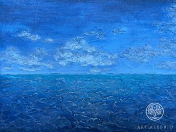 Blue-blue sea