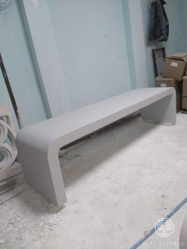 Glass fiber reinforced concrete bench