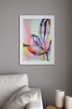 Watercolor "MOMENT OF FLOWERING". Series "Flowers" 50 cm x 40 cm
