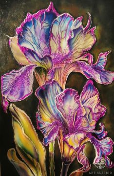 Glossy iris