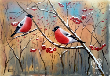 The bullfinches have arrived!